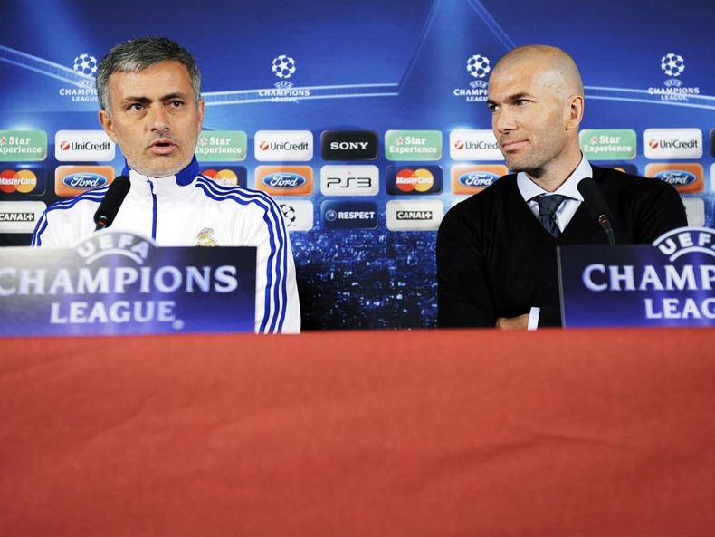 Zinedine Zidane & Jose Mourinho
