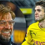 Christian Pulisic and Jürgen Klopp Borussia Dortmund Bundesliga