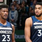Karl-Anthony Towns and Jimmy Butler Minnesota Timberwolves