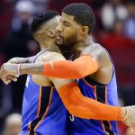 Rusell Westbrook & Paull George Oklahoma City Thunders