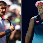 Roger Federer and Naomi Osaka Tennis
